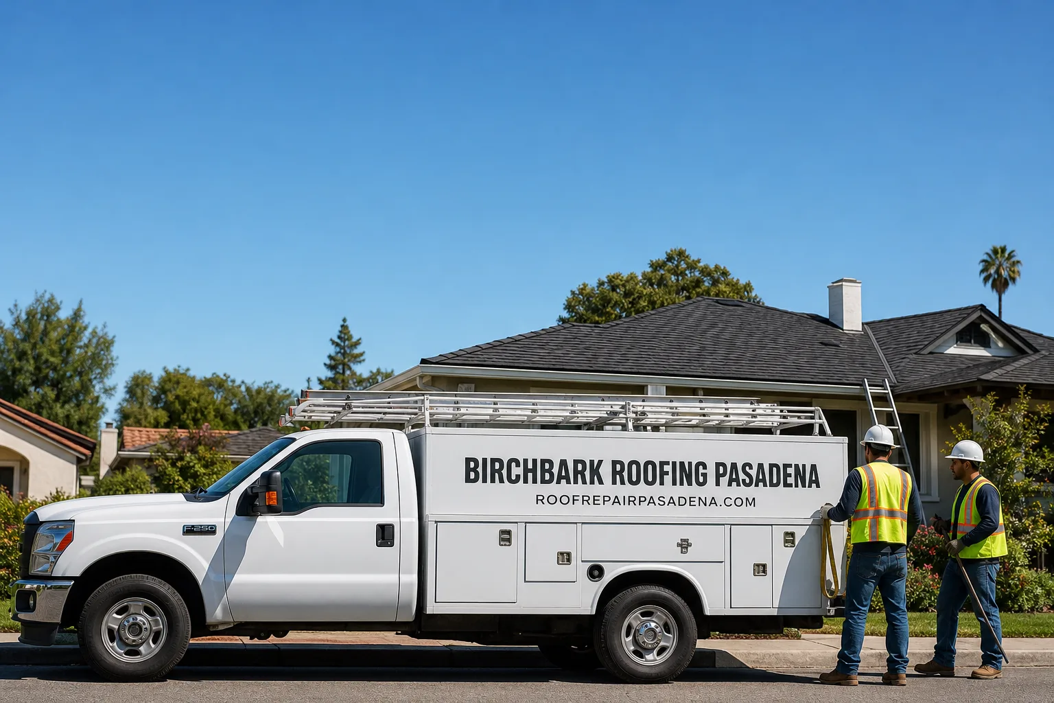 Birchbark Roofing Pasadena roofing team