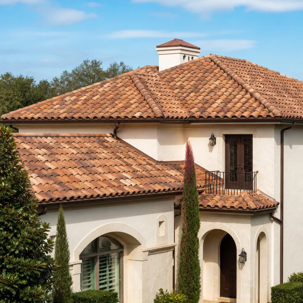 Tile roofing